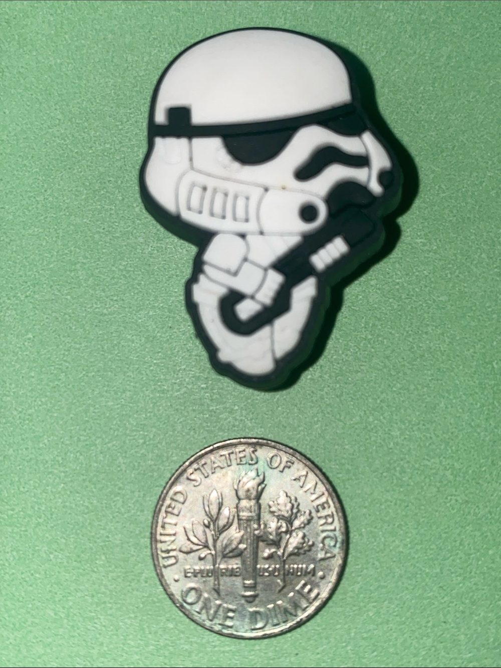 (5 for $12) Star Wars The Mandalorian White Stormtrooper Crocs Shoe Charms